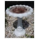 Cement Bird Bath approx-30"H