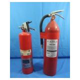 2 Fire Extinguishers(both need refilled)