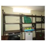 Metal Shelving Unit w/3 Shelves-72.5x12x71