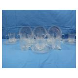 Glass Cups&Dessert Plates