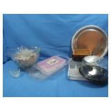 Kitchen Utensil Organizer,Punch Bowl,Trays&more