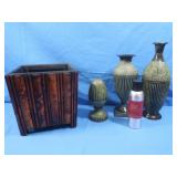 Decorative Vases,Small Waste Basket
