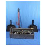 Metal Tool Box,Hack Saw,Anti-Theft Steering Wheel