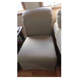 Skirted Armless Slipper Chair
