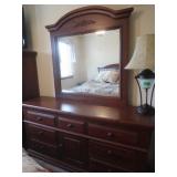 Broyhill Knotty Pine Dresser w/Mirror-Exc. Cond.