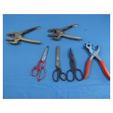 Hole Punches,Tin Snips,Scissors&more