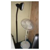 Pelonis Floor Fan,Floor Lamp 56"H
