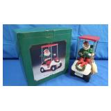 Golfing Santa KSA Collectibles Fabriche "Golf
