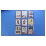 9 high level vintage mixed cards,inc. 2 1961 Post