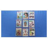 9 1977 Vintage stars EX-NM inc. Dawson (RC),