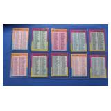 2 complete sets of 1975 Checklists NM-Mint, very