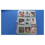 Booklet of 45 mixed 1963 & 67 Topps Baseball