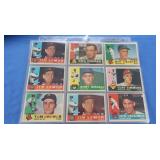 Booklet of 45 1960 Topps Baseball Cards, VG-EX