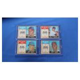 Lot of 4 1968 Sporting News All-Stars inc. Aaron,
