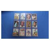 11 1970 Baseball stars, VG-EX inc. Fingers,
