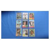Lot of 9 High Value Vintage cards, VG-NM inc,