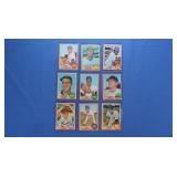 Lot of 9 1968 stars EX-NM inc. Williams, John,
