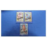 Lot of 3 1972 Traded cards, NM-Mint inc. Carlton,