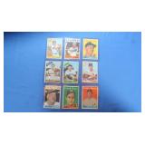 Lot of 9 mixed vintage stars VG-EX inc. Billy