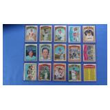 15 1972 Vintage Stars, EX-Mint inc, Hooton (RC),