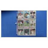 Booklet of 45 1977 Topps Baseball Cards EX-NM+