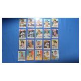 Lot of 20 Manager cards from 1955, 1965, 1960, &