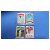 Lot of 4 1972 Star cards NM-Mint!! inc. Mays,