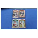 Lot of 4 1972 stars, inc. Aaron, Bench, Clemente