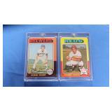 lof of a Robin Yount 1975 Rookie & Johnny Bench