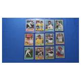 12 1976 Baseball cards, EX-NM inc. Rose, Schmidt,