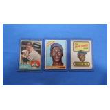3 card special lot, EX, inc. Bob Uecker 1963,