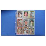 Booklet of 45 1972 Topps Baseball cards, EX-NM+