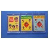 1961 & 1962 Stat cards, VG-EX inc. 61 Strikeouts