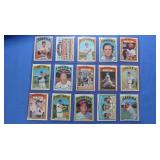 15 1972 Vintage stars, NM-Mint inc, Billy Martin,