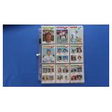 Booklet of 45 1977 Topps Cards EX-NM+ , INC. Jack