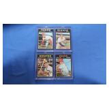 Lot of 4 high level 1971 baseball stars inc.