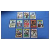 11 vintage football cards G-NM inc. Tarkenton,