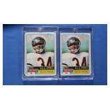 2 1981 MINT Walter Payton cards, centered!!