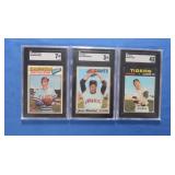 Lot of 3 Graded Stars inc. 71 Kaline, 77