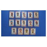 Lot of 14 1968 Game Card inserts VG-NM inc.