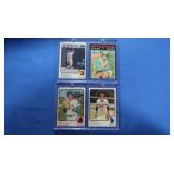 Lot of 4 Baseball stars inc. 1973 Bench, Seaver,