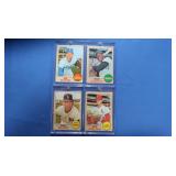 Lot of 4 1968 Stars EX-NM inc. McCovey, McLain,