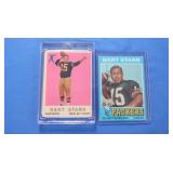 Lot of 2 Bart Starr cards VG-Ex inc. 1959 & 1971.