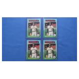 Lot of 4 EX-Mint 1975 Willie McCovey cards