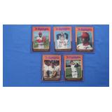 Lot of 5 1975 NM-Mint highlight cards inc.