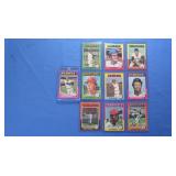 Lot of 10 1975 stars NM-Mint inc, Gossage, Garr,