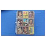 Booklet of 45 1962 cards, EX-NM inc. POWELL (RC),