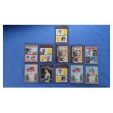 11 1970 & 71 Baseball cards, High level EX-NM+