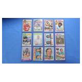 12 Vintage Football stars, VG-Ex inc, Simpson,
