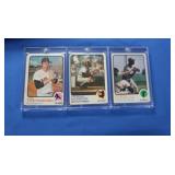 Lot of 3 1973 Iconic stars EX, inc. Clemente,